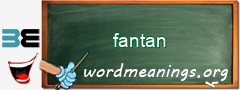 WordMeaning blackboard for fantan